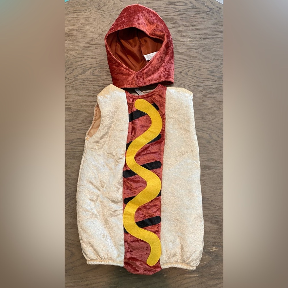 Toddler Hotdog costume
